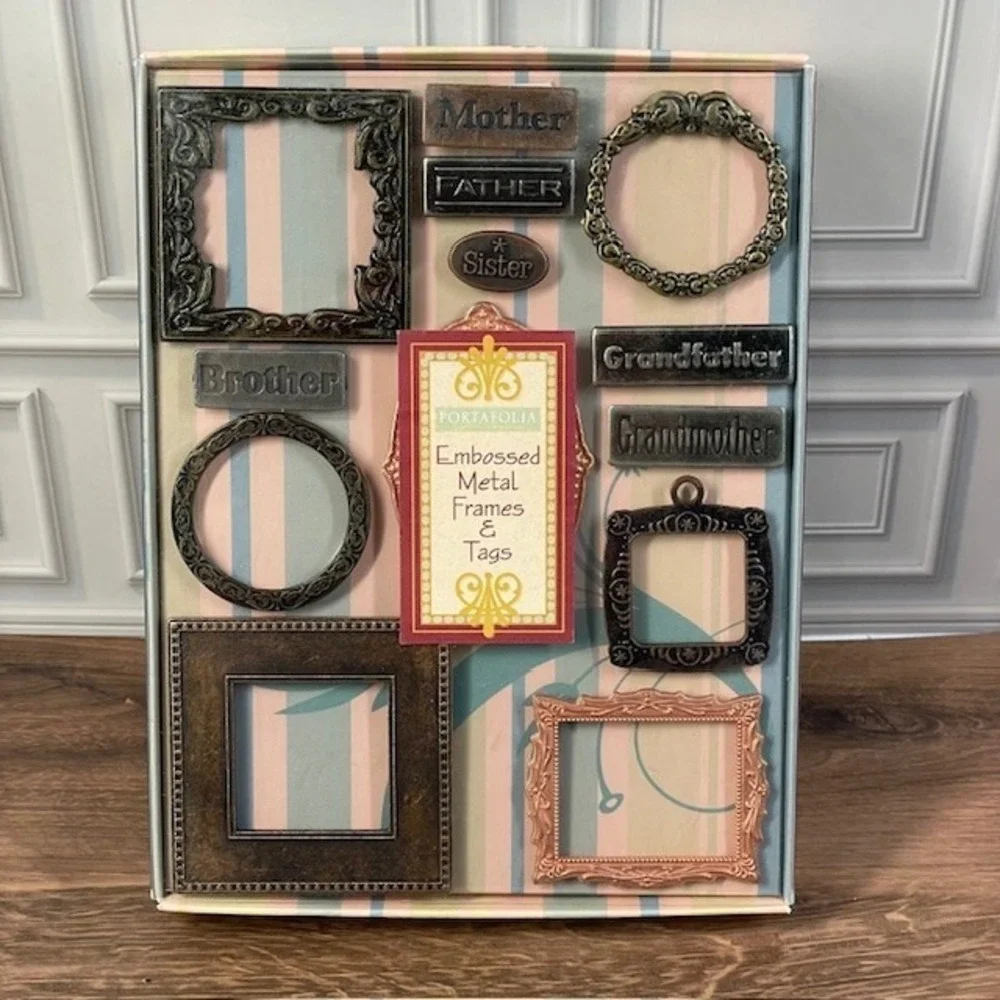 Portafolia Gifted Memories Family Themed Scrapbooking Embellishments lot of 4‎